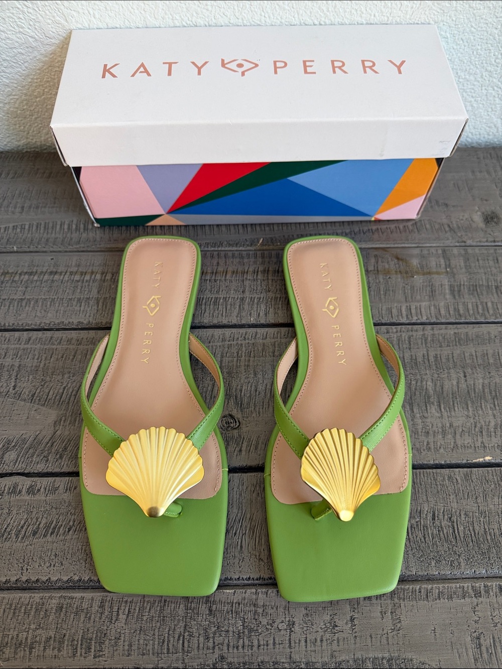 Katy Perry Collections Women's The Camie Shell Sandal NIB